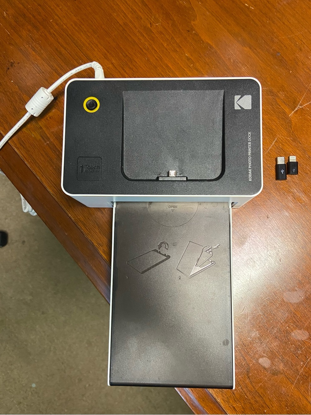 Kodak Black and White Portable Photo Printer Dock